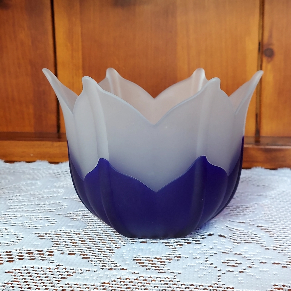 Partylite Indigo Candle Holder